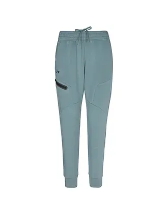 UNDER ARMOUR | Damen Jogginghose UA Unstoppable Fleece | petrol
